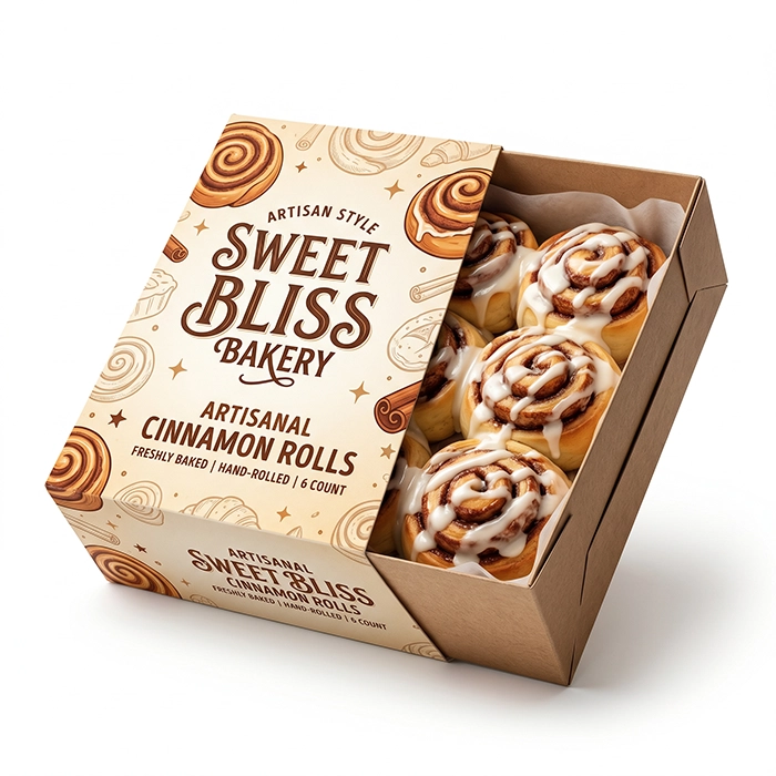 Cinnamon Roll Packaging 